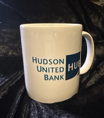 Vintage Rare Hudson United Bank H-u B Ceramic Coffee Mug Ceramic Banker Cup