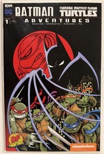 Product Image: BATMAN TMNT ADVENTURES #1 SIGNED & SKETCH Ken Haeser Dynamic Forces COA NM
