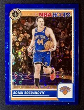 2023-24 Panini NBA Hoops Premium Stock Blue Ice Bojan Bogdanovic #208 Knicks /99