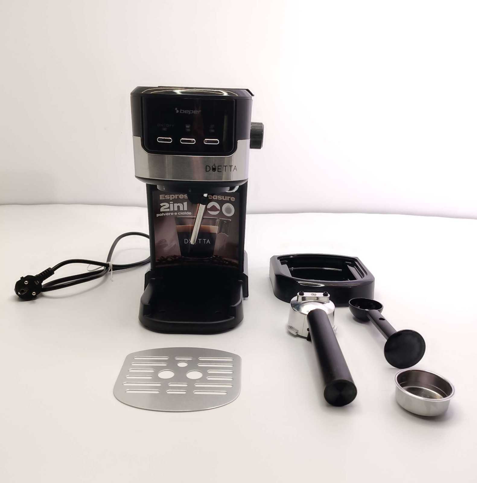 Macchina da caffè a capsule Beper P101CAF100 Duetta - 1100W foto 2