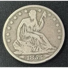 1855 Seated Liberty Half Dollar