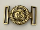 CS 2 pc Buckle 1861-1865 Reproduction Solid Brass Made by Parsleys Brass