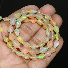 Opal Beads Teardrops Opal Beads Yellow Opal Beads Smooth Opal Beads Gift For Mom
