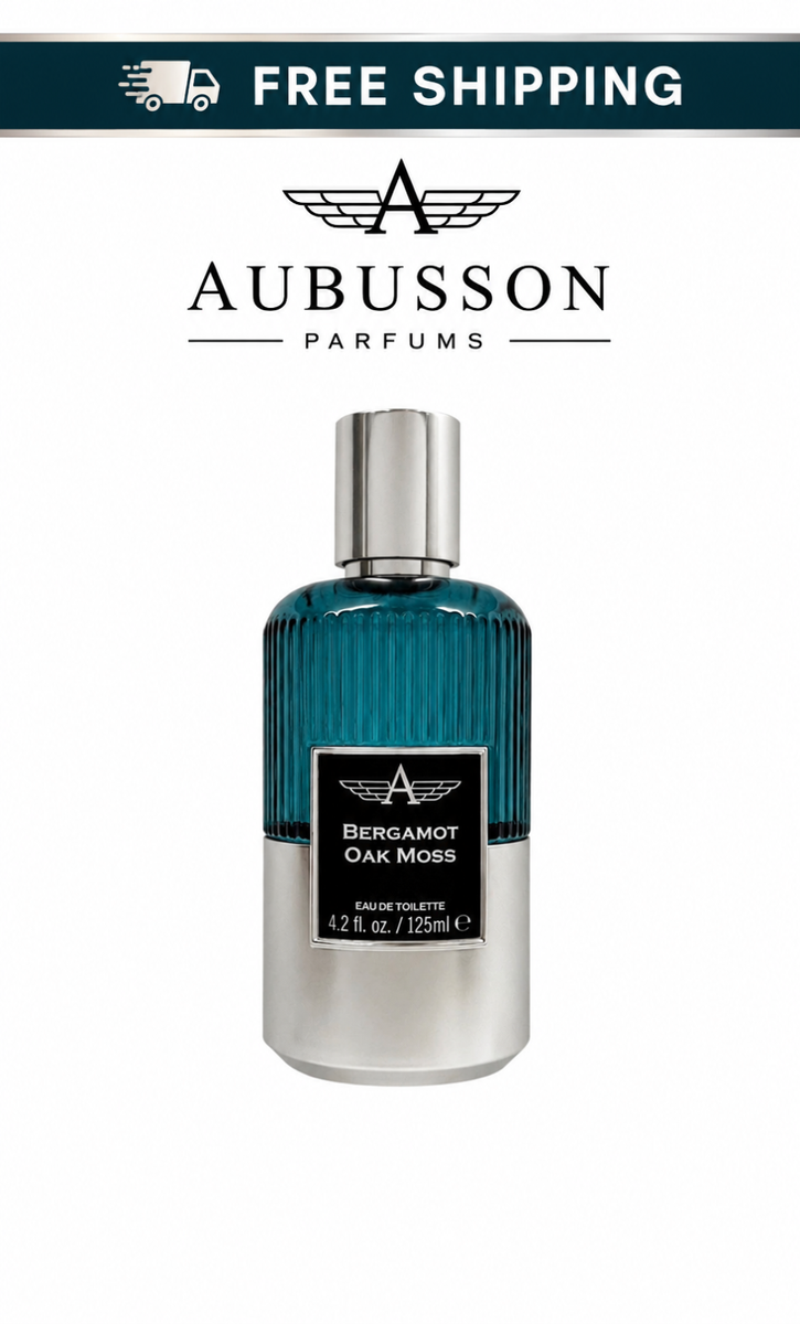 AUBUSSON Men's Bergamot Oak Moss Eau De Toilette Cologne - 4.2 Oz
