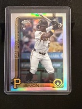 Ronny Simon 2025 Topps Chrome Update Refractor #USC35 (RC) - Pirates