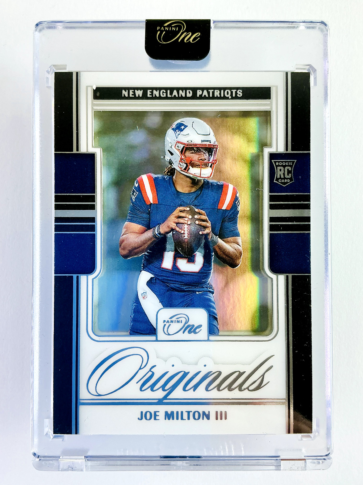 2024 Panini One Joe Milton III Originals RC Rookie Patriots