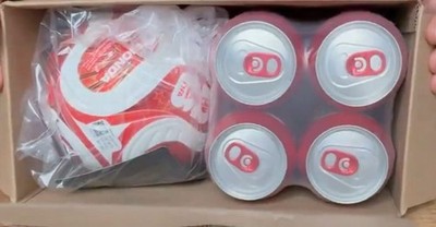 Kit Coca Cola FIFA 2026 World Cup (balón Mini /4 Latas Coca)  Trionda