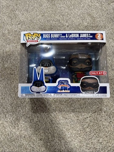 Funko Pop! Vinyl: Space Jam - Bugs Bunny as Batman & LeBron James as Robin -...
