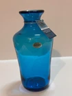 Blenko Glass 2025 Turquoise Vase 9 1/4" VC Piece