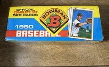 1990 Bowman Baseball Complete 528 Card Set Frank Thomas (RC) And Sammy Sosa (RC)