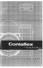 Zeiss Ikon Contaflex Rapid Instruction Manual Reprint