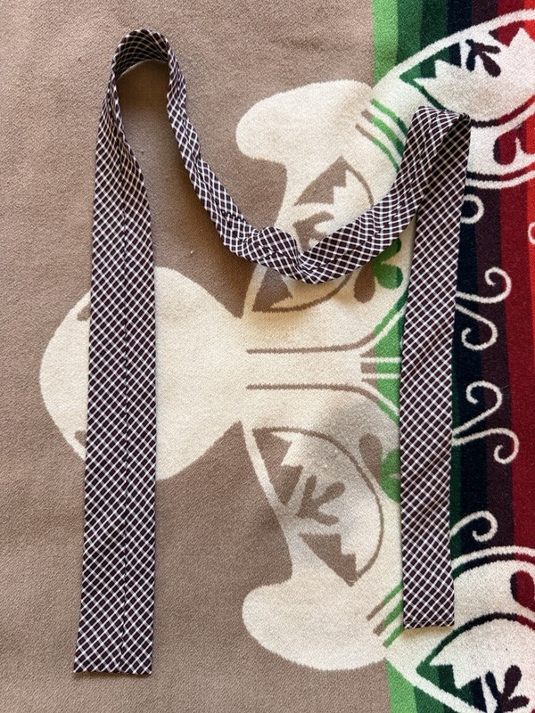VTG 1950s-60s “Thoro-bred” Plaid Necktie