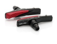 Xlc V-Brake Bremsschuhe BS-V03, 72 Mm, 4Er Set, Schwarz/Rot, 2-Komponenten-Gu...