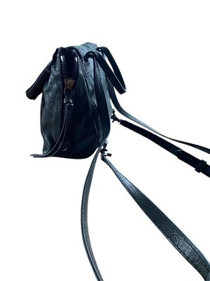 Botkier Warren Mini Backpack Metallic finish Dark silver hardware brand new Botkier New York Warren Mini Leather Backpack Metallic  main image 2
