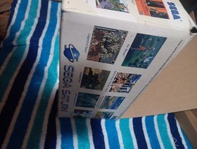 Sega Saturn Black Console Bundle w/ Controller & Original Box Preowned As Is