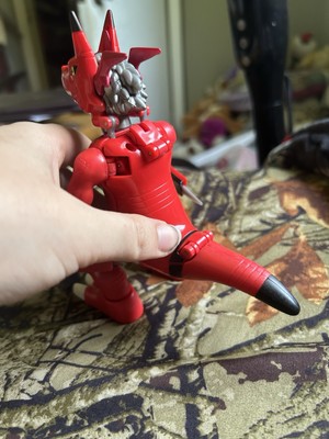 Figurine Digimon Transformers Bandai 2001 - Growlmon à WarGrowlmon, Bon état