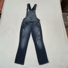 Vintage Y2K Guess Los Angeles Blue Denim Overalls USA Washed Jeans Women  s 24
