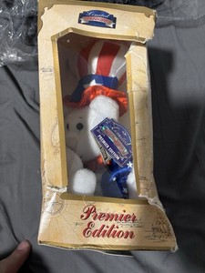Limited Treasures Premier Edition Uncle Sam Patriotic Teddy Bear Plush 1998