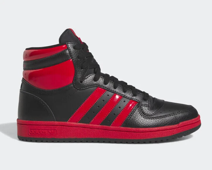 Chaussures pour hommes IF7814 adidas Top Ten Black Better Scarlet noir rouge - Photo 1/4