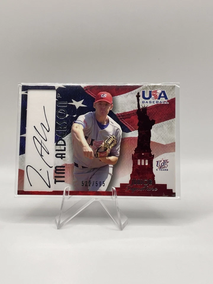 2007年美国棒球国家和青少年队15张卡套装签名/#/补丁 — 第 3/4 张图片