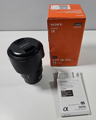 Sony E-PZ 18-105mm F/4 G OSS SELP18105G Lens for Sony E Sony E-PZ 18-105mm F/4 G OSS SELP18105G Lens for Sony E
