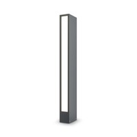 Led AußEnleuchte Modern 60 Cm Hoch 3000 K Warmweiß IP65 Grau Lampe Garten Wege