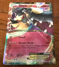 2016 Pokemon Mawile EX XY103 Black Star Promo Holo 150 HP MP Corner Wear
