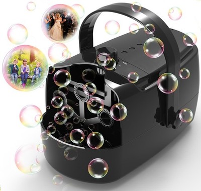 Durable Bubble Machine for Party 3 Power Modes for NonStop Fun  18000+ Bubble...