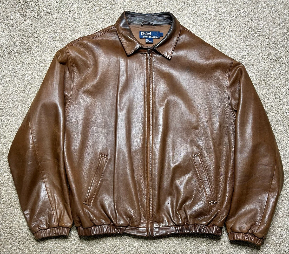 Polo Ralph Lauren Zip Leather Outer Shell Coats, Jackets & Vests