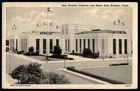 1952 Vintage RPPC Postcard Posted Eisenhower Stamps Sam Houston Coliseum & Music
