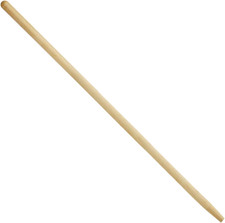 Hardwood Rake Handle Replacement 120 Cm / 47" Long Wooden Shaft for Hoe, Broom,