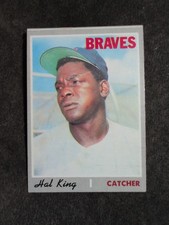 1970 Topps Hal King RC Atlanta Braves #327 Baseball Card