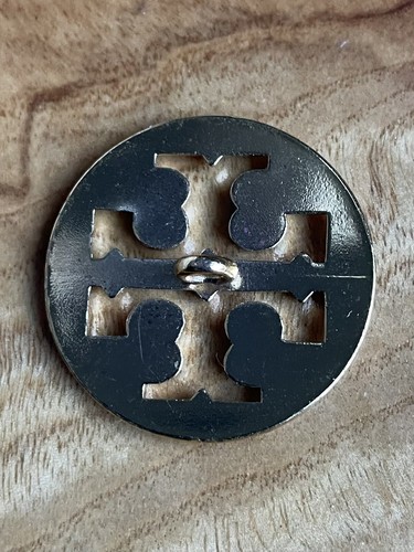 One (1) Tory Burch Gold 1-1/8” Replacement Logo Button - Picture 2 of 2