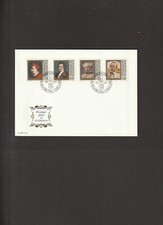 Liechtenstein-FDC-Mi. No. 784-787 "Painting of Famous Guests"