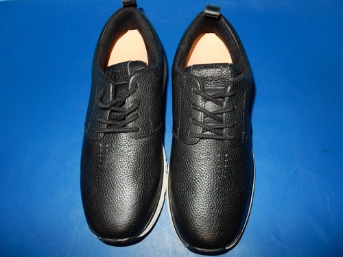 NWOB Dr. Comfort 'Roger' Black Leather Oxfords - 11W - Picture 2 of 5