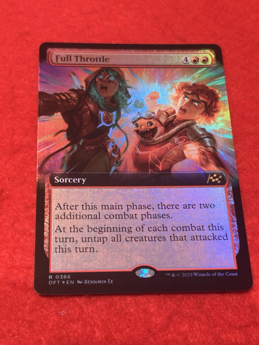 MTG Full Throttle 386(Extended Art) Aetherdrift Foil | eBay MTG Full Throttle 386(Extended Art) Aetherdrift Foil | eBay