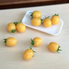 1Set 1:12 Scale Dollhouse Miniatures Mini Food Tomato Plates Store Accessories