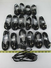 Lot of 17 New 6' VGA Cables Computer Monitor Cable Black Ends SKU D