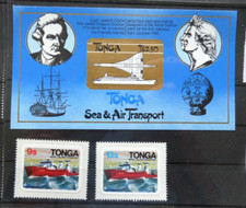 Tonga Schiffe, Boote  Mi Block 4** selbstklebend postfrisch