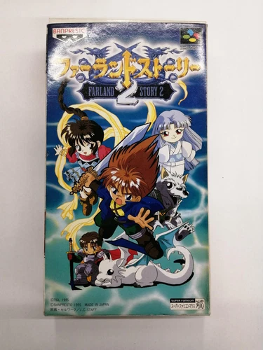[Boxed] BANPRESTO Farland Story 2 Nintendo Super Famicom SFC Software from Japan