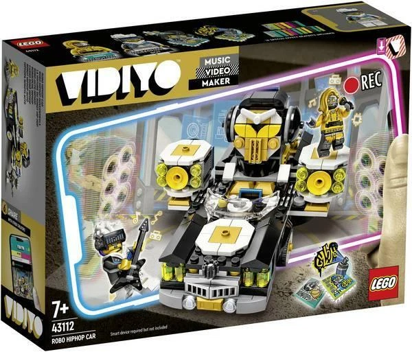 43112 LEGO VIDIYO ROBO HIPHOP CAR VIDEO MUSICALI 387 PZ. 7+ ANNI NUOVO ORIGINALE