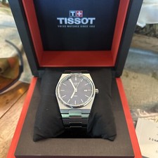 Tissot PRX Men's Blue Watch - T137410 A W/box Manual Xtra Links Free Shipping
