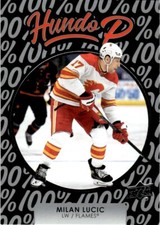 2021-22 Upper Deck Hundo P Milan Lucic Calgary Flames #HP-7