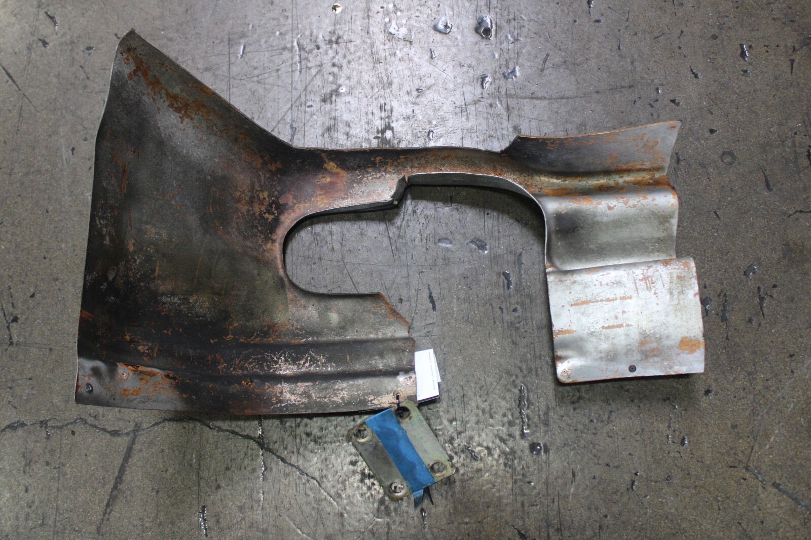 Ferrari 575, 550, LH, Left, Rear Bumper Heat Shield, Used, P/N 65366600