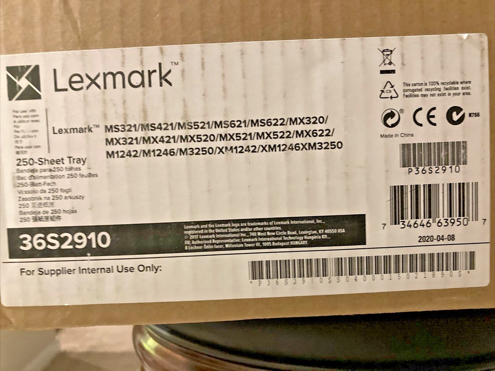lexmark 36s2910