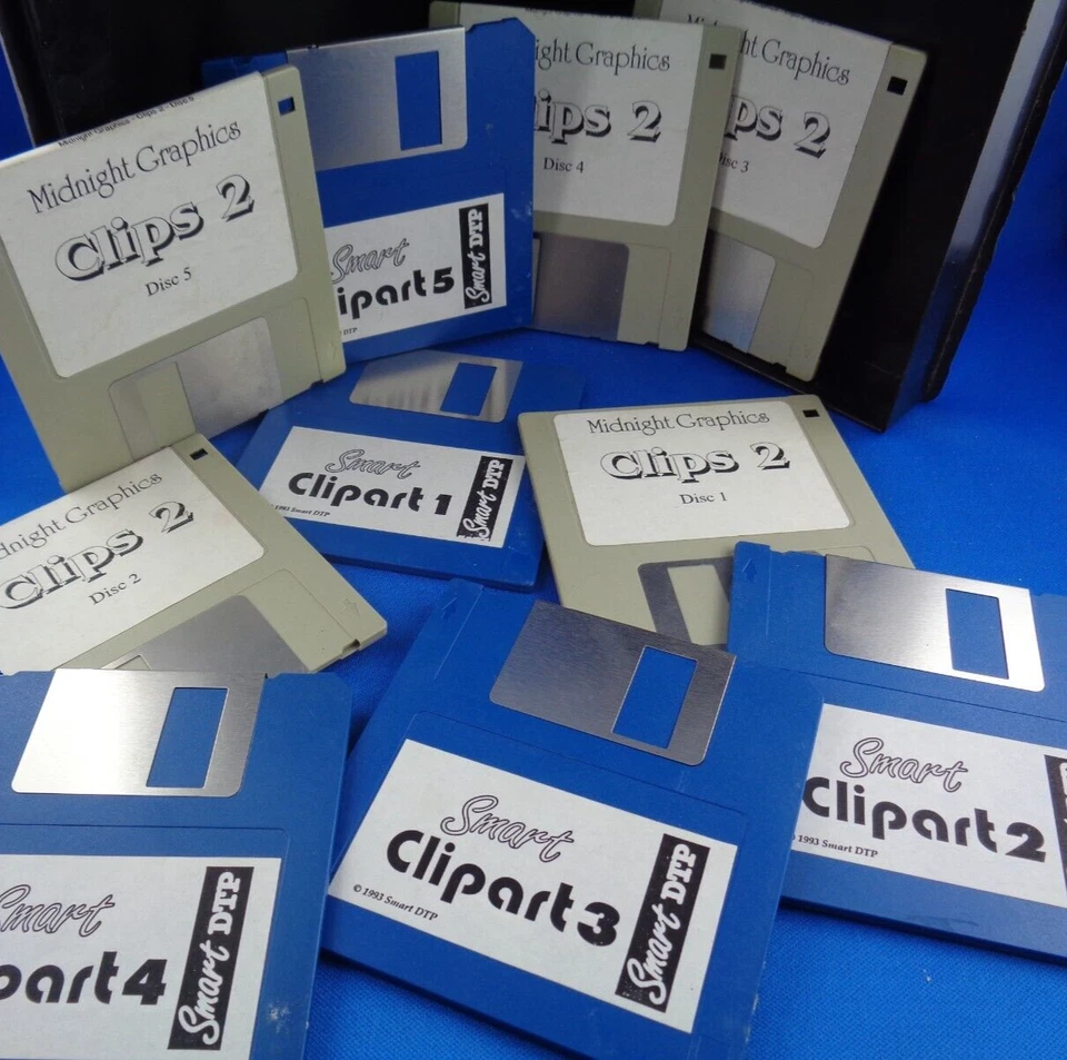 ACORN ARCHIMEDES -- CLIPS 2 / DRAW FORMAT CLIP ART SONDER EDITION (MIDNIGHT GR.) - Bild 3 von 4