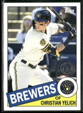 2020 Topps Update #85TB-23 Christian Yelich 1985 Topps Baseball 35th Anniversary