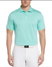 PGA Tour Men's Short Sleeve Golf Polo Shirt, Cockatoo, Size M