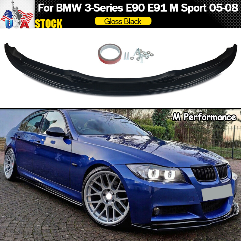 For 2005-2008 BMW 3 Series E90 E91 M Sport Front Bumper Splitter