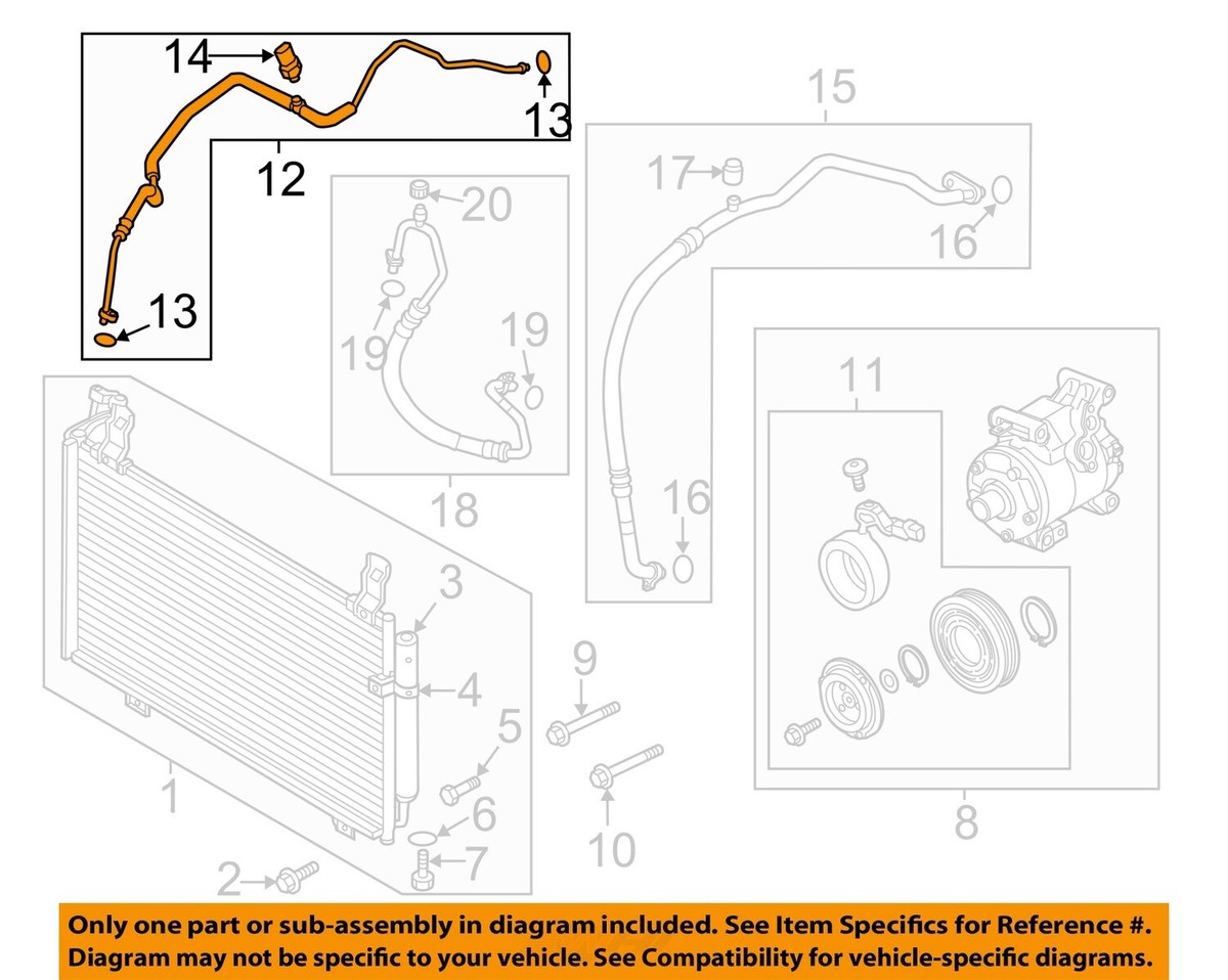 まー MAZDA OEM 13-15 CX-5 A/C Condenser, Compressor Line-AC Tube